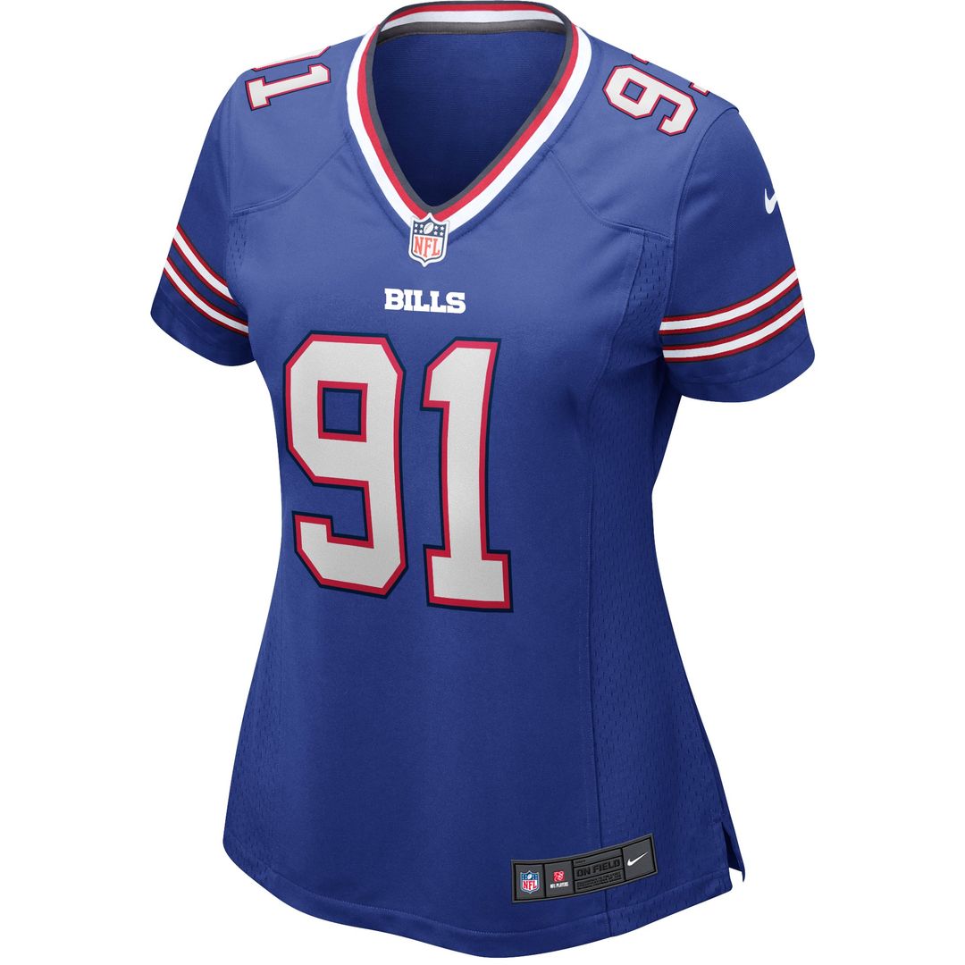 Women's Nike Buffalo Bills Ed Oliver Royal Game NFL Jersey