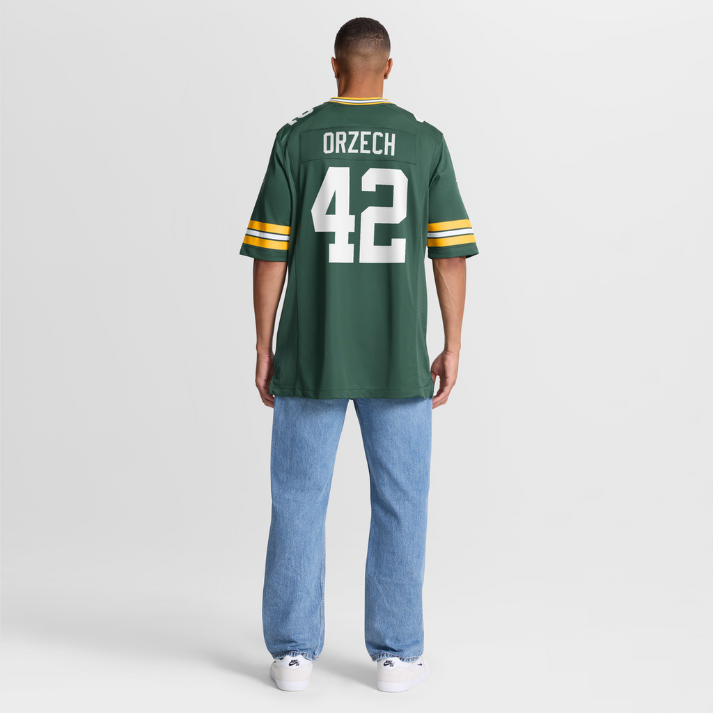 Men's Nike Green Bay Packers Matt Orzech Green Game NFL Jersey