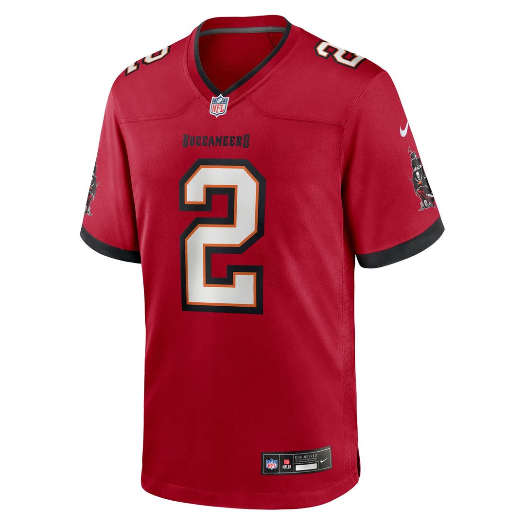 Men's Nike Tampa Bay Buccaneers Emeka Egbuka White Game NFL Jersey