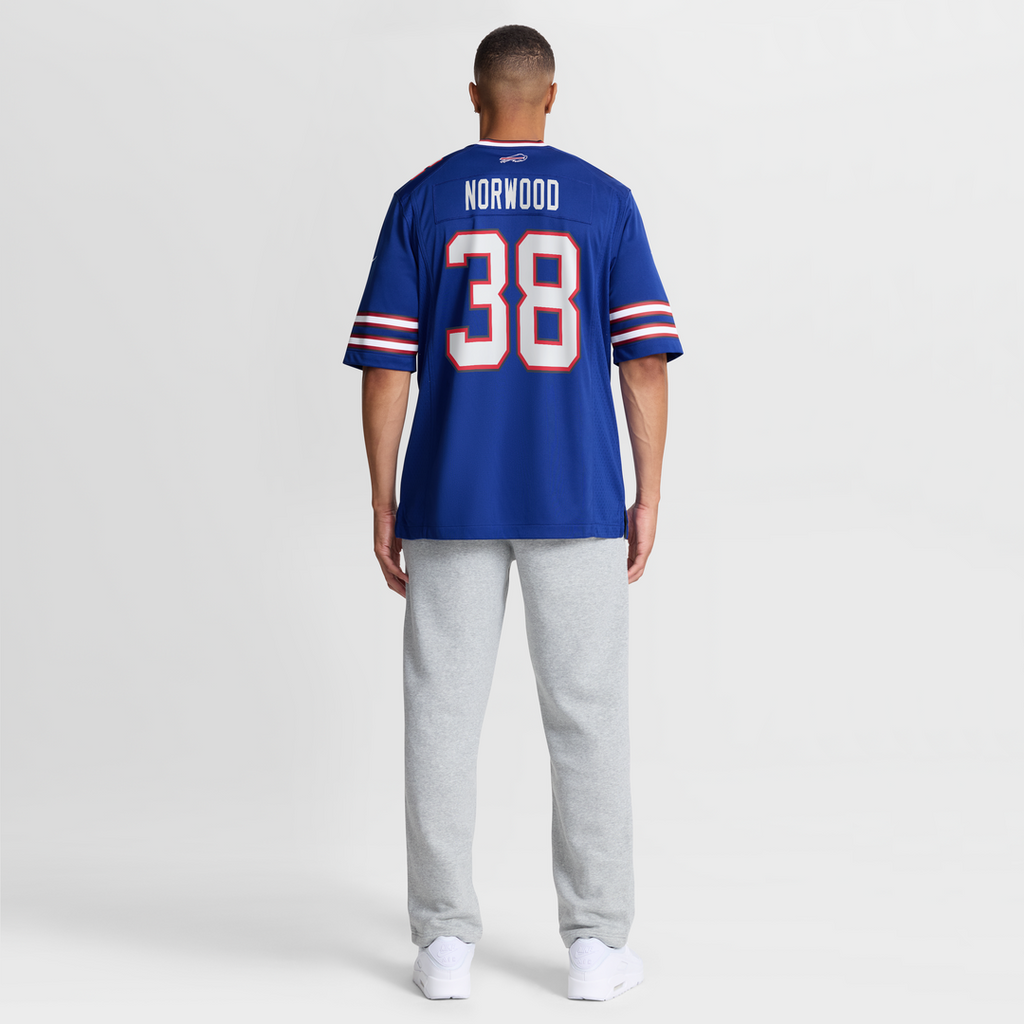 Men's Nike Buffalo Bills Tre Norwood Royal Team Game NFL Jersey