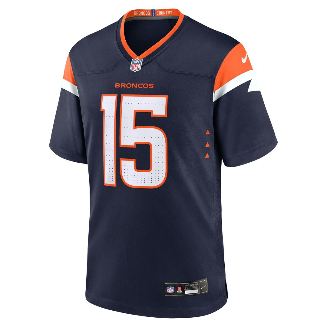 Men's Nike Denver Broncos Nik Bonitto Orange Team Game NFL Jersey