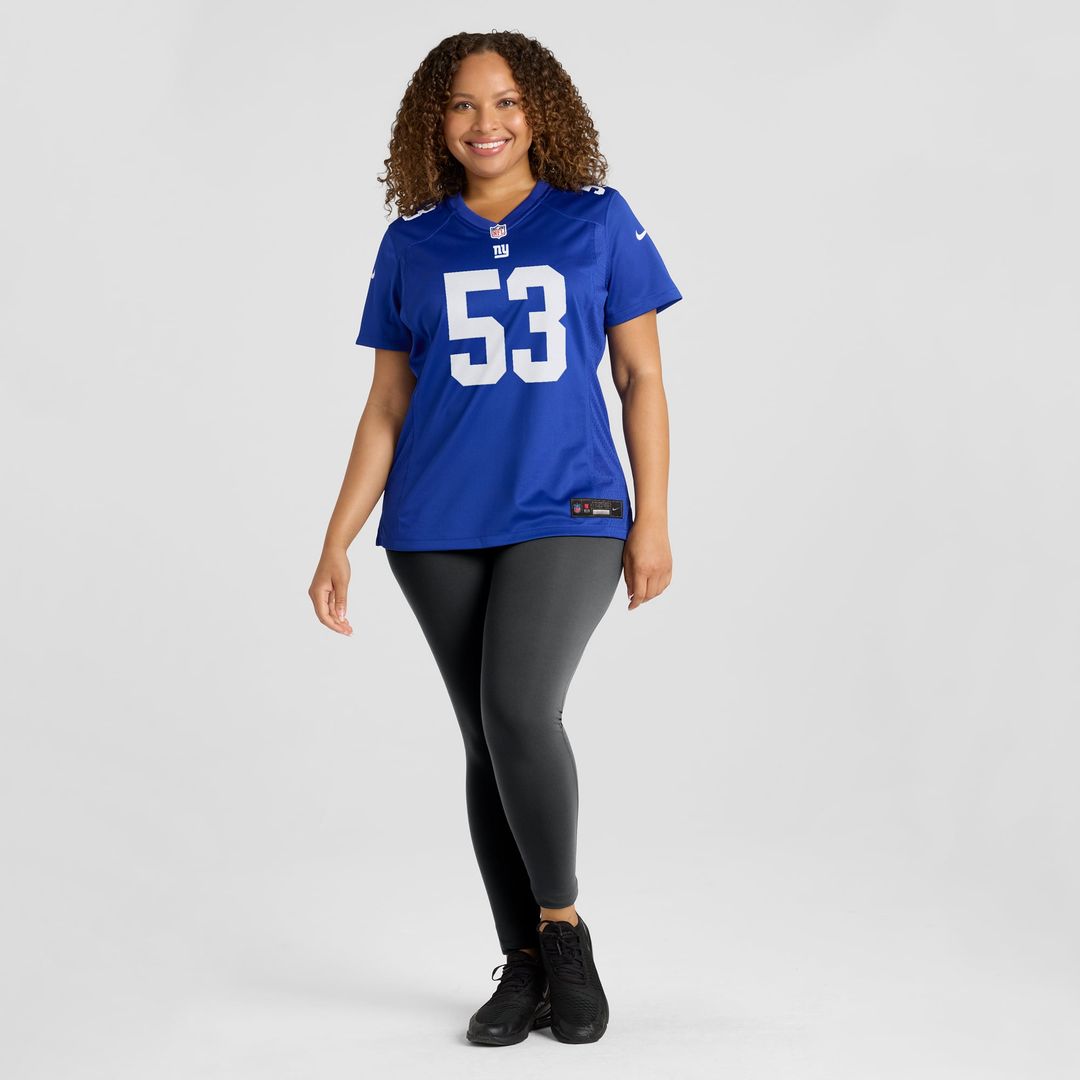 Women's Nike New York Giants Darius Muasau Royal Game NFL Jersey