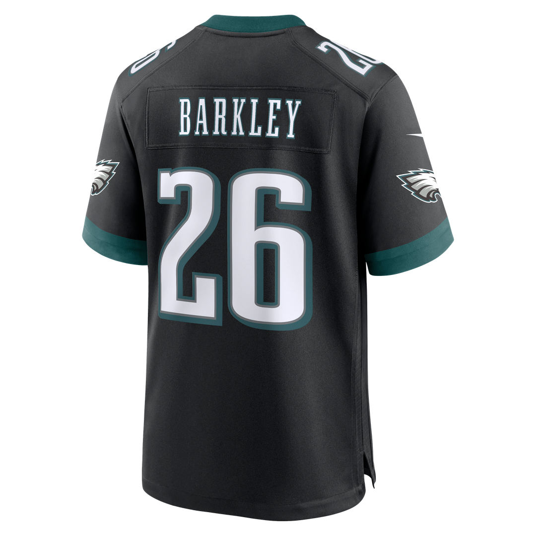 Men's Nike Philadelphia Eagles Saquon Barkley Kelly Green Alternate Game NFL Jersey