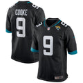Men's Nike Jacksonville Jaguars Logan Cooke Black Game NFL Jersey