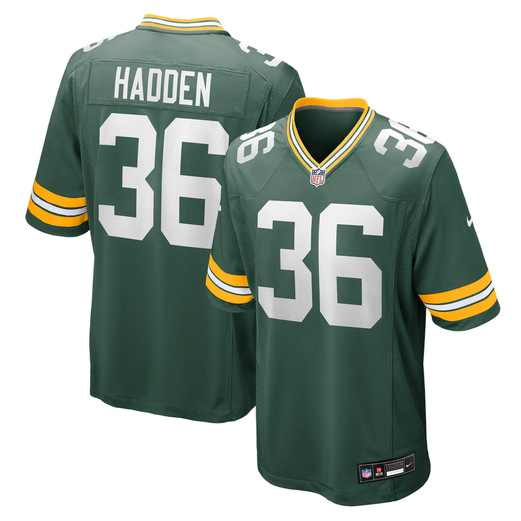 Men's Nike Green Bay Packers Kamal Hadden Green Team Game NFL Jersey