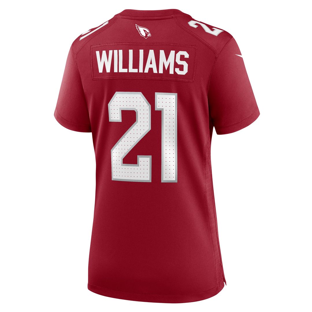 Women's Nike Arizona Cardinals Garrett Williams Cardinal Game NFL Jersey