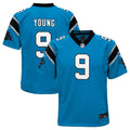 Youth Nike Carolina Panthers Bryce Young Blue Game NFL Jersey