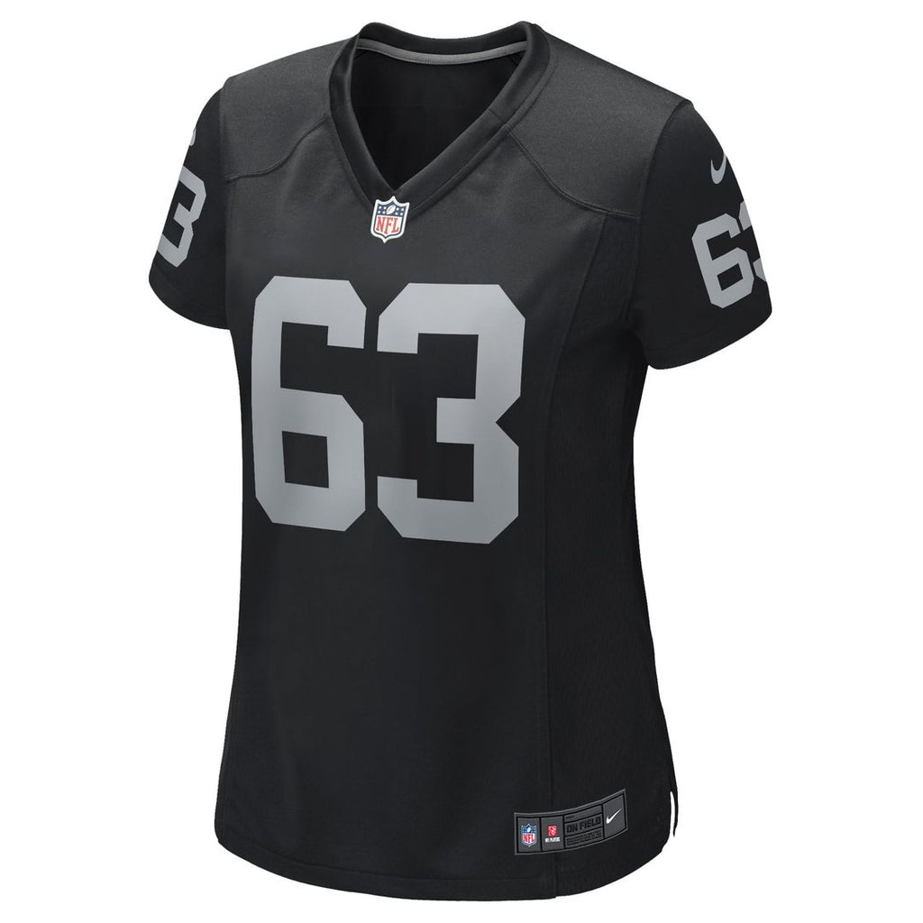 Women's Nike Las Vegas Raiders Gene Upshaw Black Game Retired Player NFL Jersey