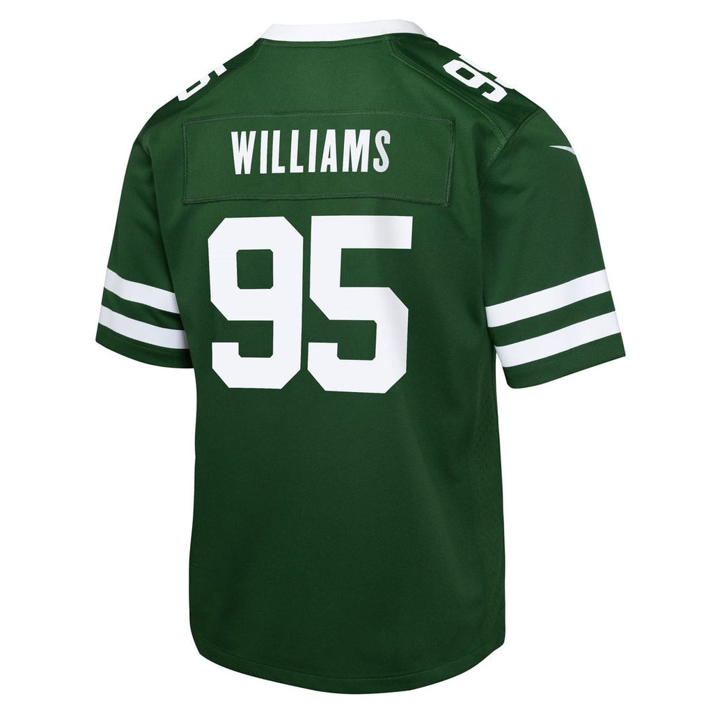 Youth Nike New York Jets Quinnen Williams Green Game NFL Jersey