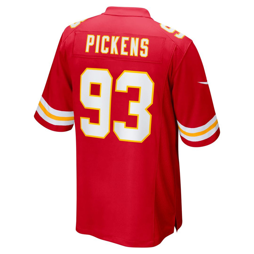 Men's Nike Kansas City Chiefs Zacch Pickens Red Team Game NFL Jersey