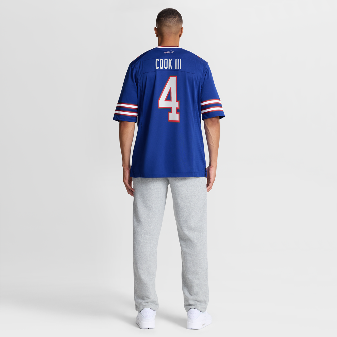 Men's Nike Buffalo Bills James Cook III Royal Team Game NFL Jersey
