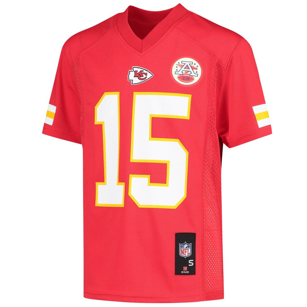 Youth Kansas City Chiefs Patrick Mahomes Red Replica Player NFL Jersey