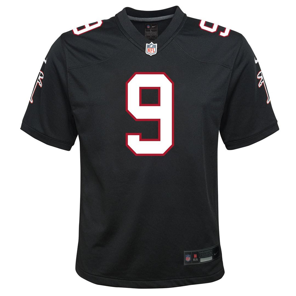 Youth Nike Atlanta Falcons Michael Penix Jr. Black Alternate Game NFL Jersey
