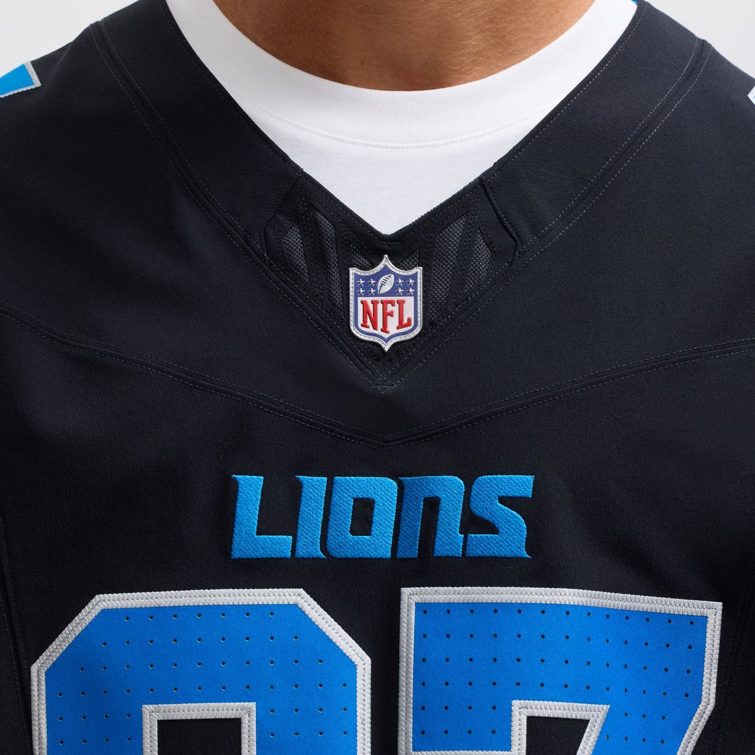 Men's Nike Detroit Lions Aidan Hutchinson Black Alternate Vapor F.U.S.E. Elite NFL Jersey