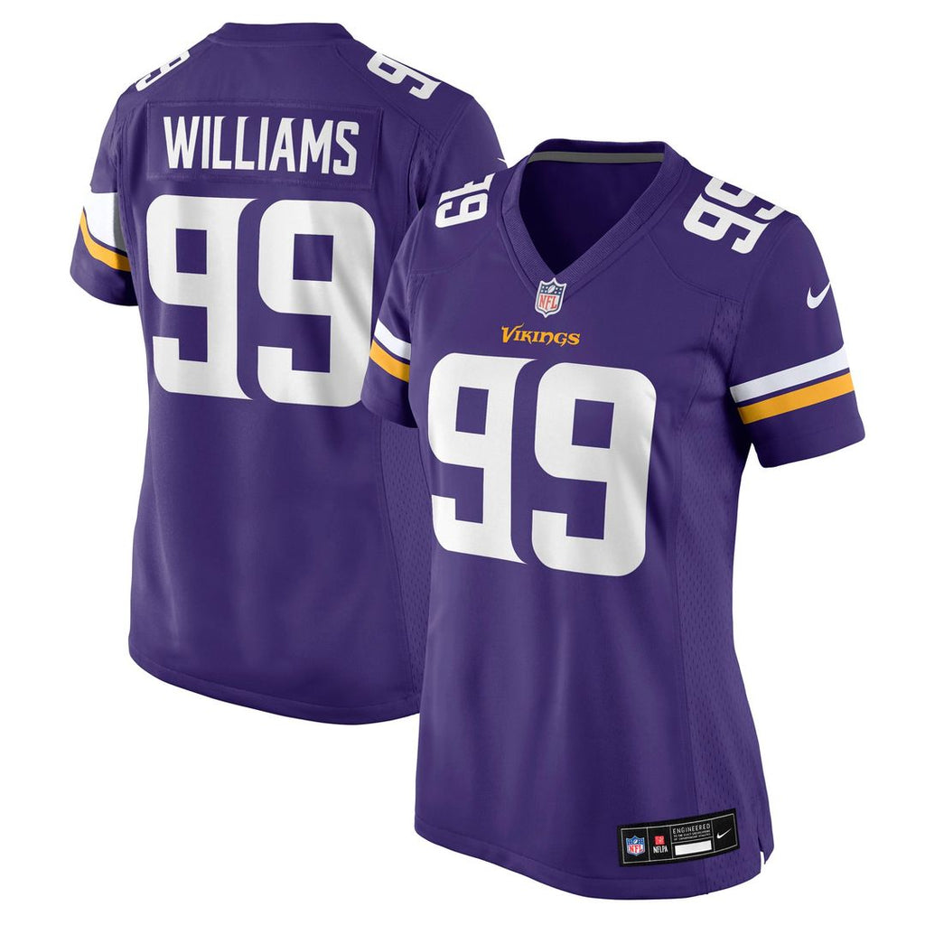 Women's Nike Minnesota Vikings Elijah Williams Purple Team Game NFL Jersey