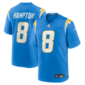 Men's Nike Los Angeles Chargers Omarion Hampton Powder Blue Team Game NFL Jersey
