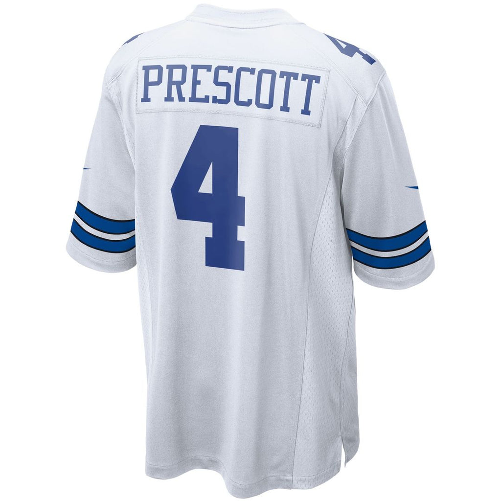 Men's Nike Dallas Cowboys Dak Prescott Navy Game Team NFL Jersey