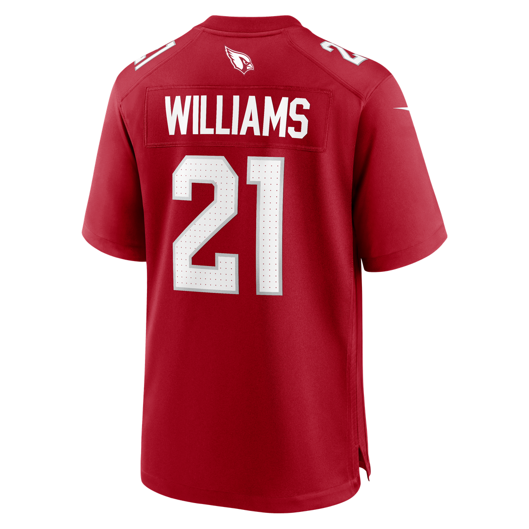 Men's Nike Arizona Cardinals Garrett Williams Cardinal Game NFL Jersey