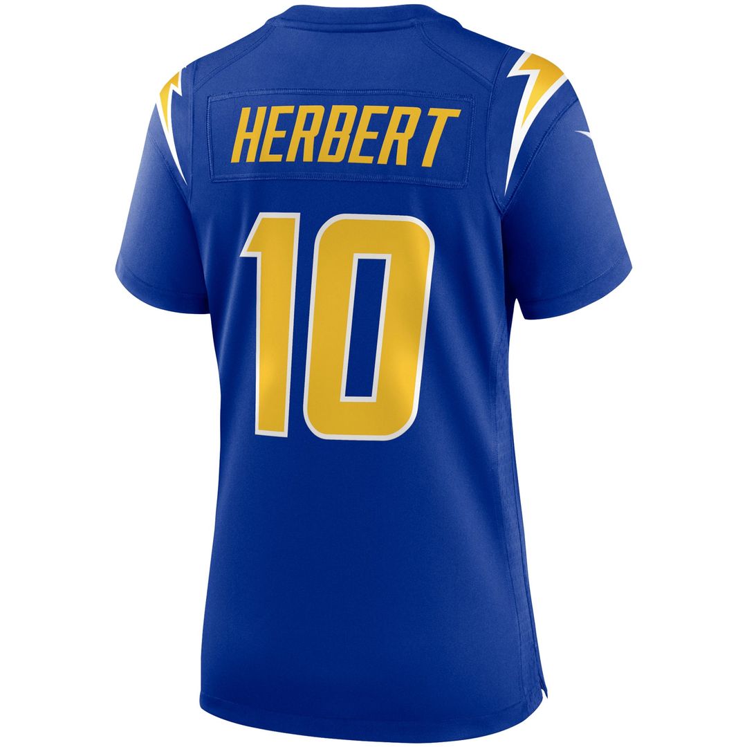 Women's Nike Los Angeles Chargers Justin Herbert Royal Game NFL Jersey