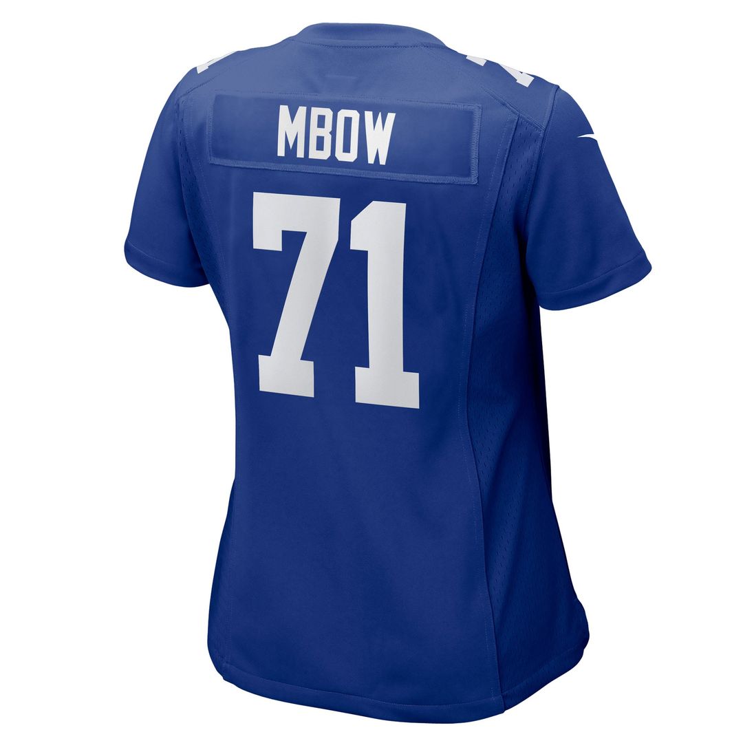 Women's Nike New York Giants Marcus Mbow Royal Team Game NFL Jersey