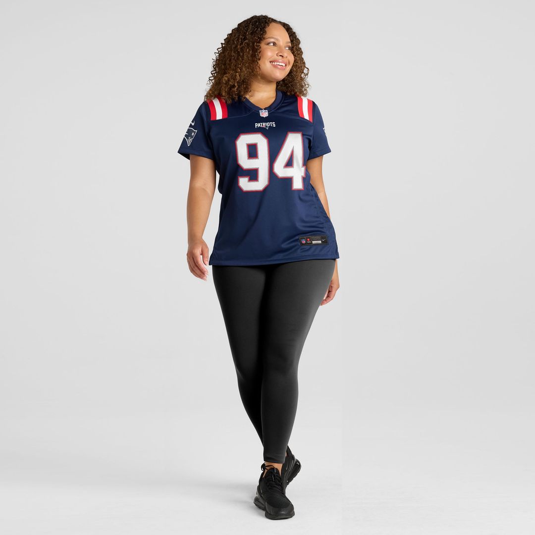 Women's Nike New England Patriots Cory Durden Navy Team Game NFL Jersey