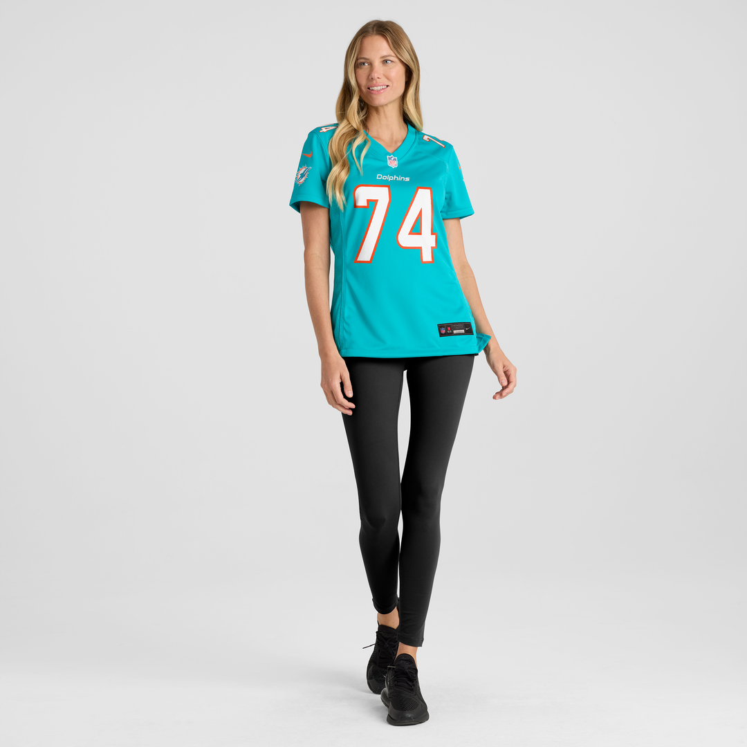 Women's Nike Miami Dolphins Kadyn Proctor Aqua Team Game NFL Jersey