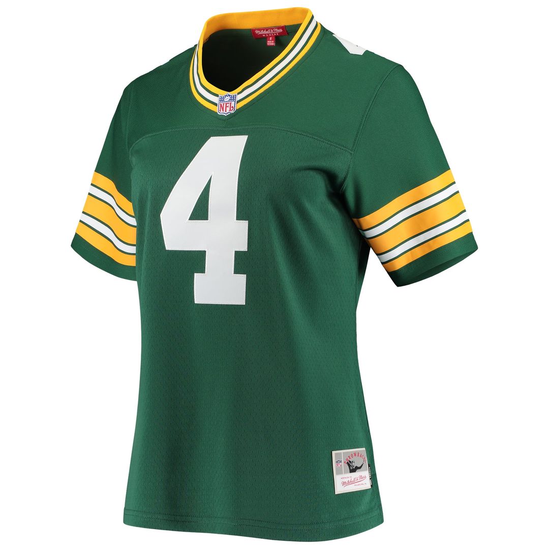 Women's Mitchell & Ness Green Bay Packers Brett Favre Green 1996 Legacy Replica Player NFL Jersey