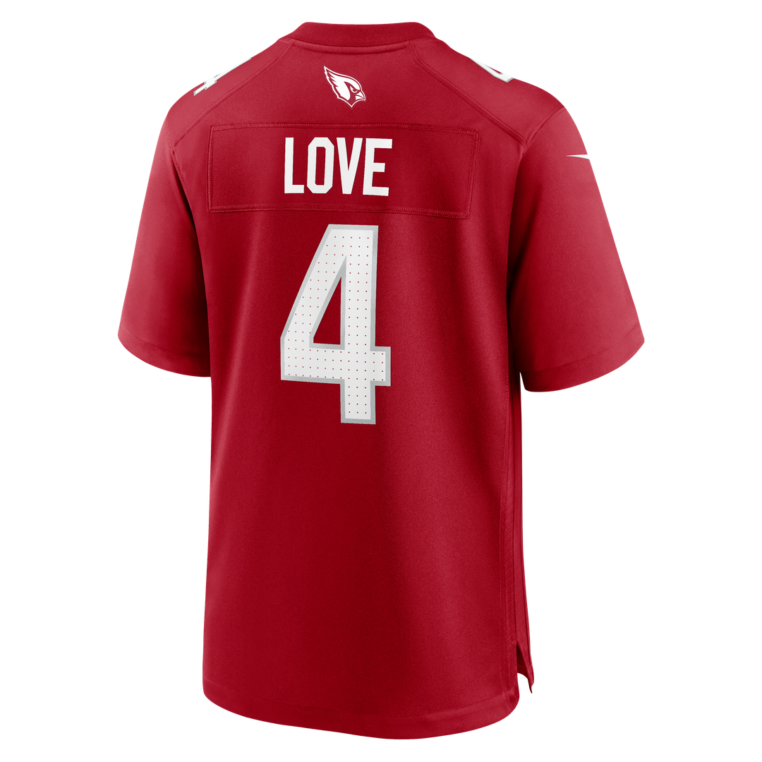 Men's Nike Arizona Cardinals Jeremiyah Love White Game Player NFL Jersey
