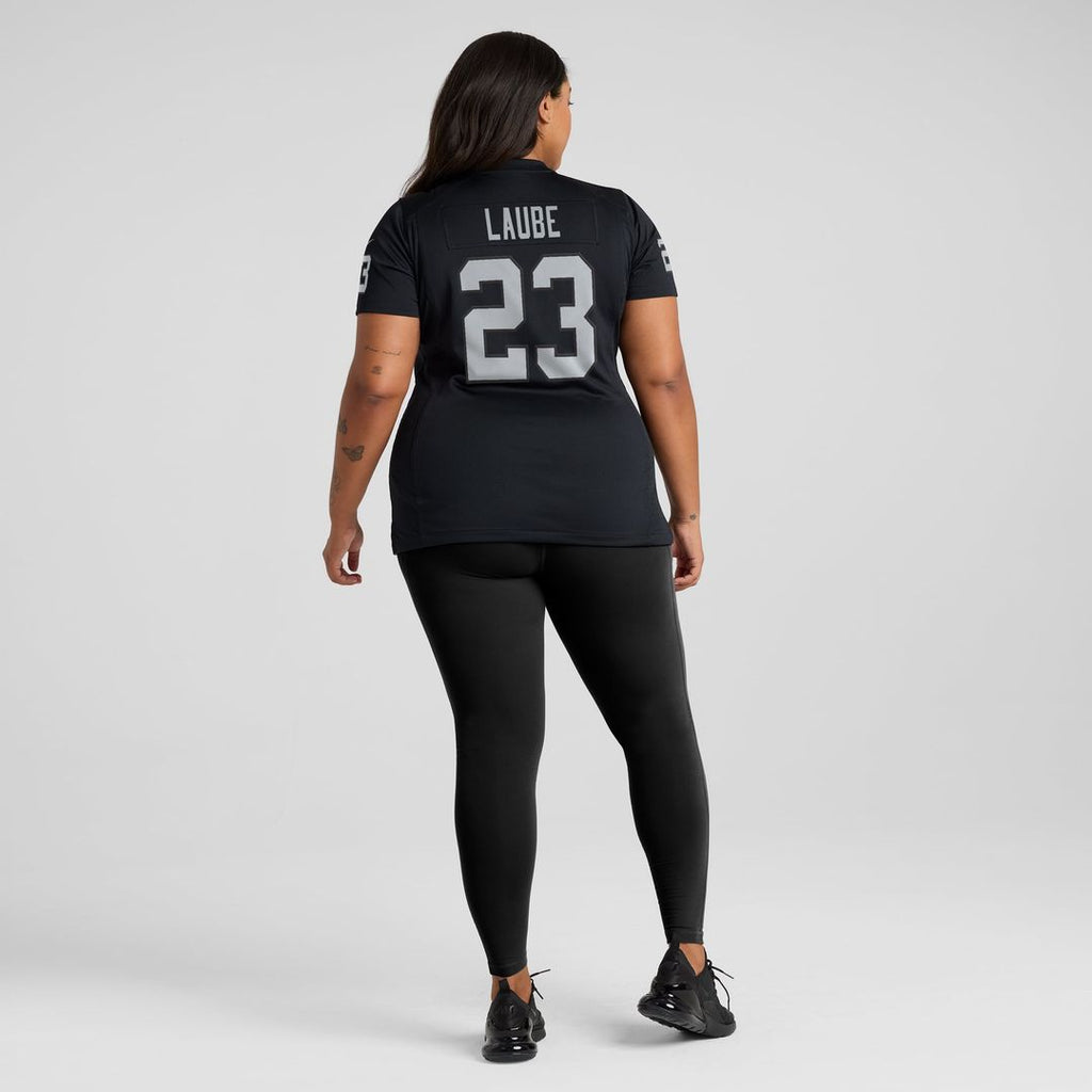 Women's Nike Las Vegas Raiders Dylan Laube Black Game NFL Jersey