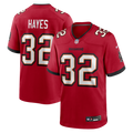 Men's Nike Tampa Bay Buccaneers Josh Hayes Red Game NFL Jersey