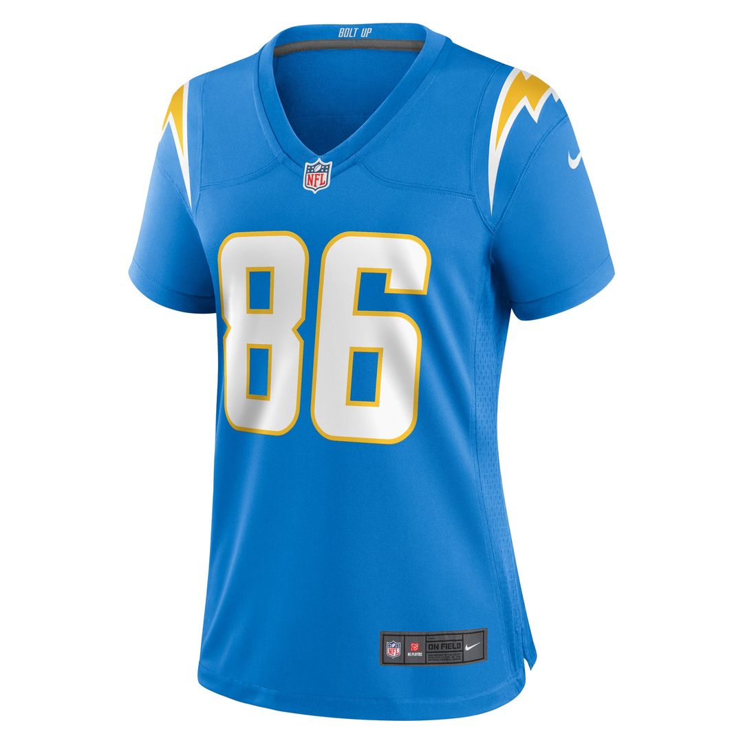 Women's Nike Los Angeles Chargers Cornelius Johnson Powder Blue Game NFL Jersey