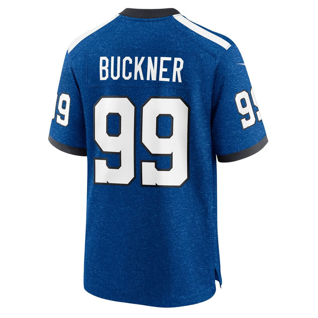 Men's Nike Indianapolis Colts DeForest Buckner Blue Alternate Game NFL Jersey