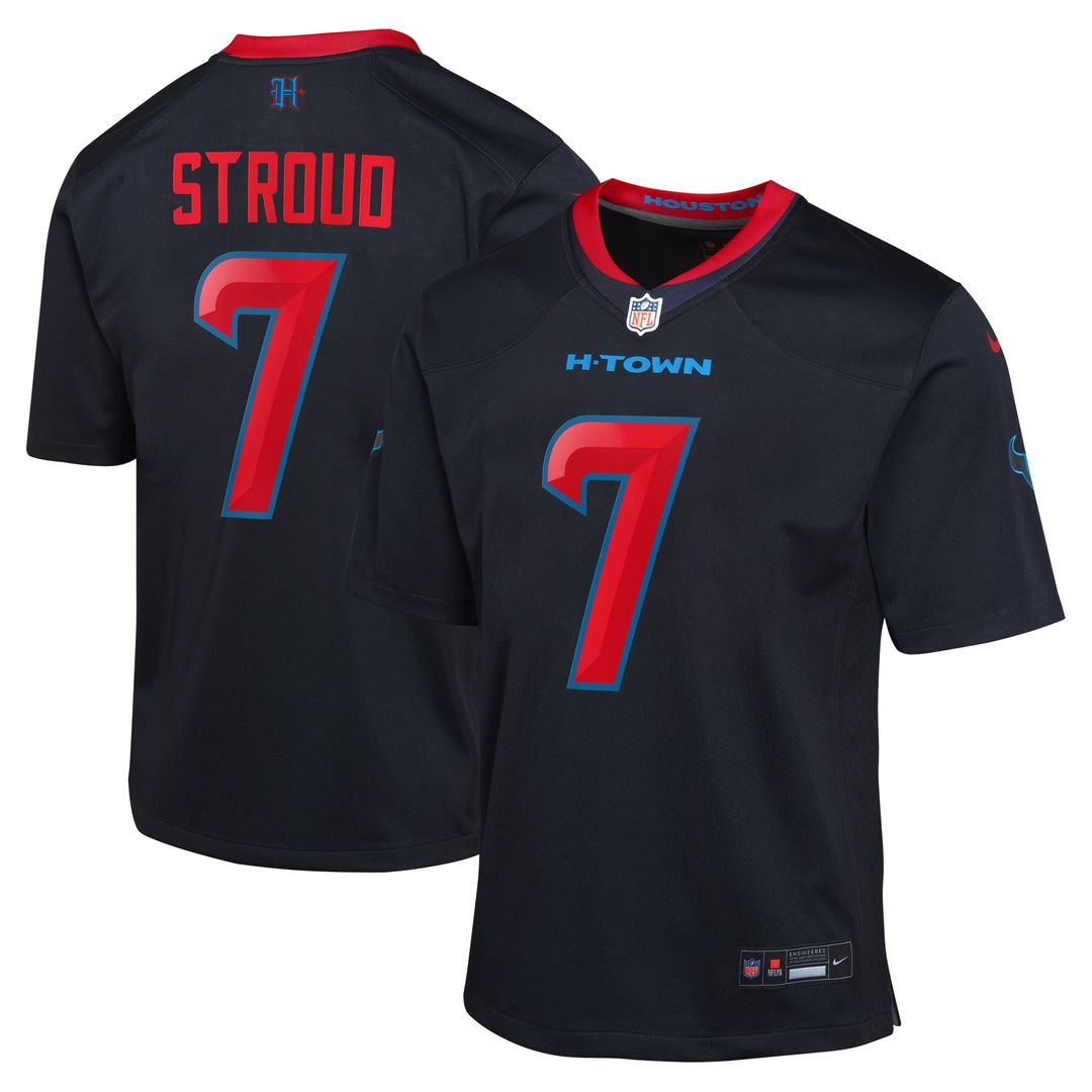Youth Nike Houston Texans C.J. Stroud Red Game NFL Jersey