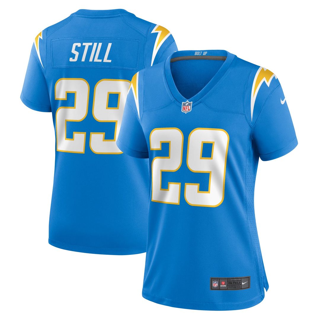 Women's Nike Los Angeles Chargers Tarheeb Still Powder Blue Game NFL Jersey