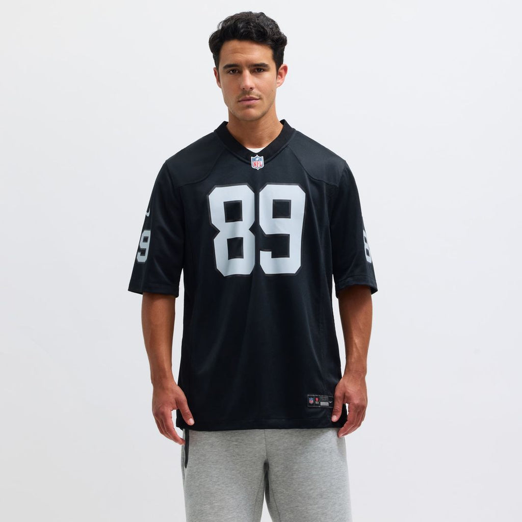 Men's Nike Las Vegas Raiders Brock Bowers White Game NFL Jersey