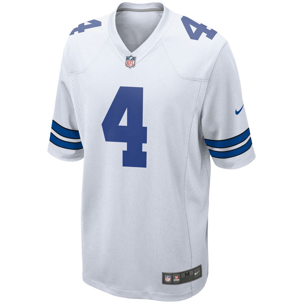 Men's Nike Dallas Cowboys Dak Prescott Navy Game Team NFL Jersey