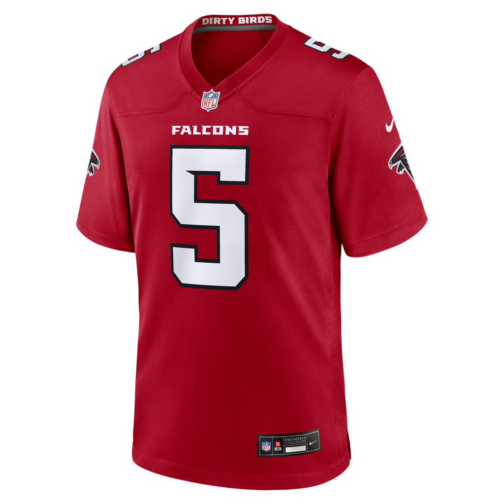 Men's Nike Atlanta Falcons Drake London Red Game NFL Jersey