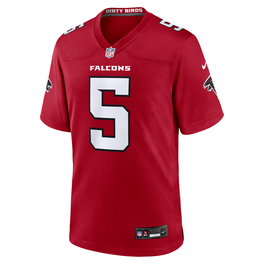Men's Nike Atlanta Falcons Drake London Red Game NFL Jersey