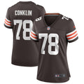 Women's Nike Cleveland Browns Jack Conklin Brown Player Game NFL Jersey