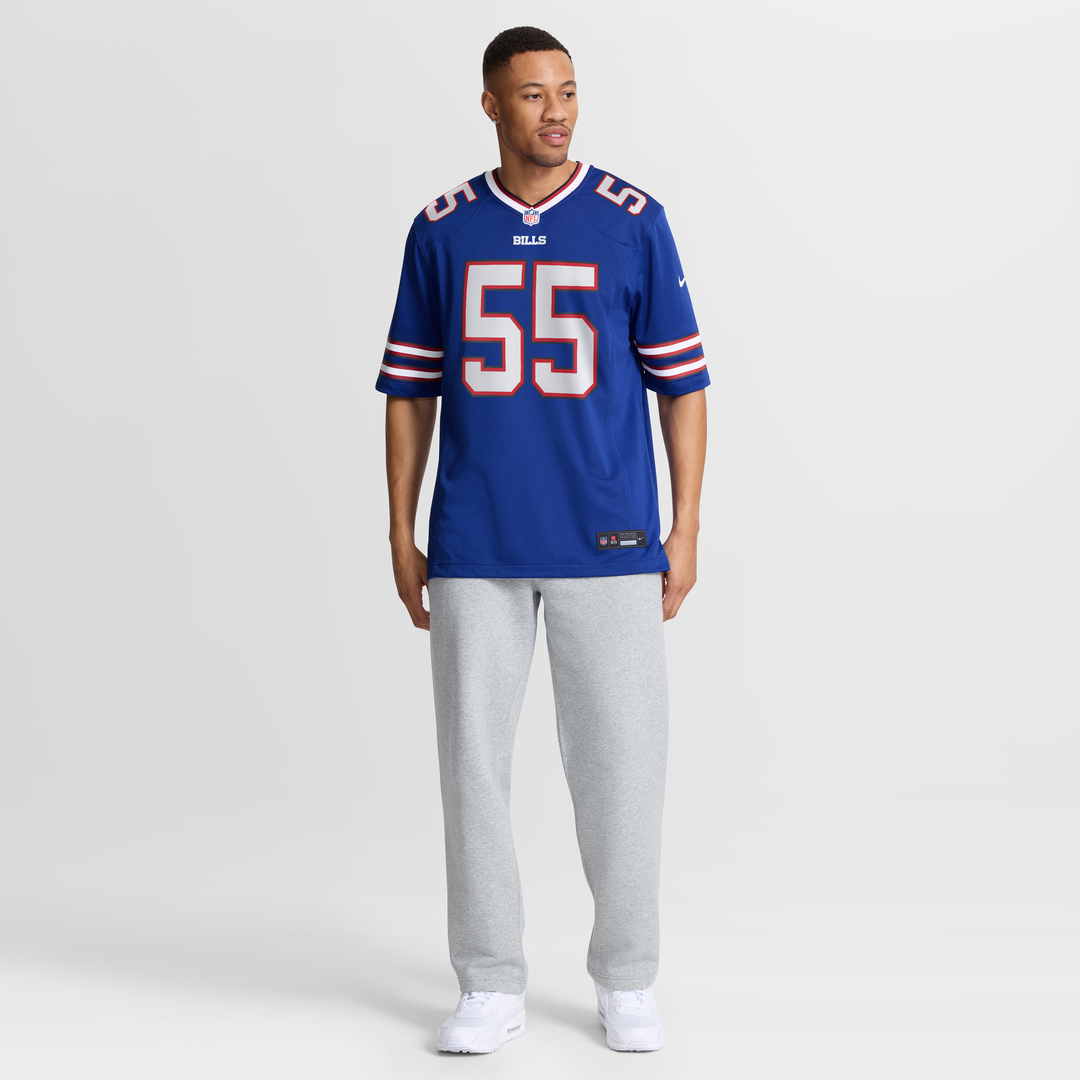 Men's Nike Buffalo Bills Michael Hoecht Royal Team Game NFL Jersey