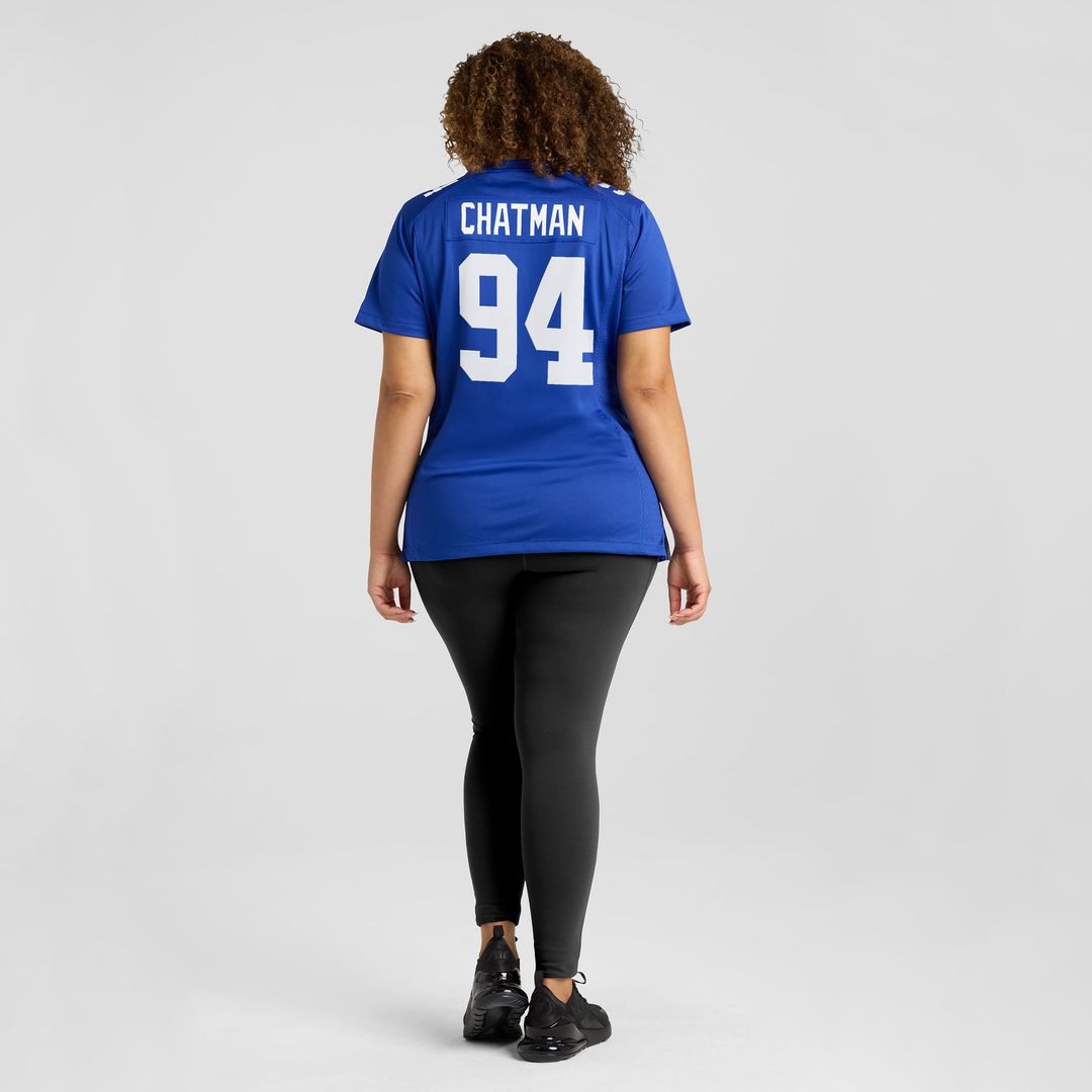 Women's Nike New York Giants Elijah Chatman Royal Game NFL Jersey