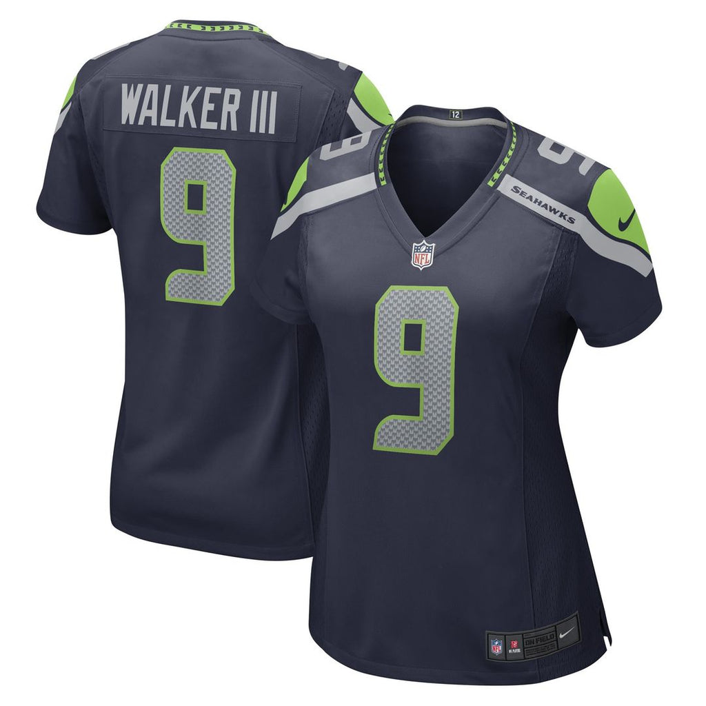 Women's Nike Seattle Seahawks Kenneth Walker III Navy Player NFL Jersey
