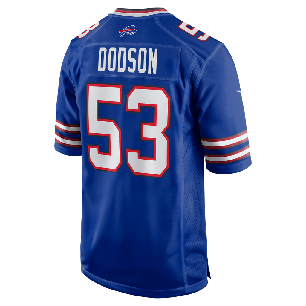 Men's Nike Buffalo Bills Tyrel Dodson Royal Game Player NFL Jersey