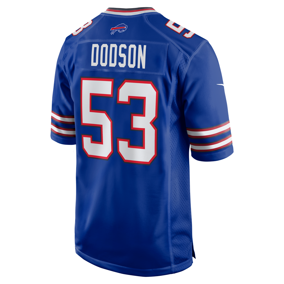 Men's Nike Buffalo Bills Tyrel Dodson Royal Game Player NFL Jersey