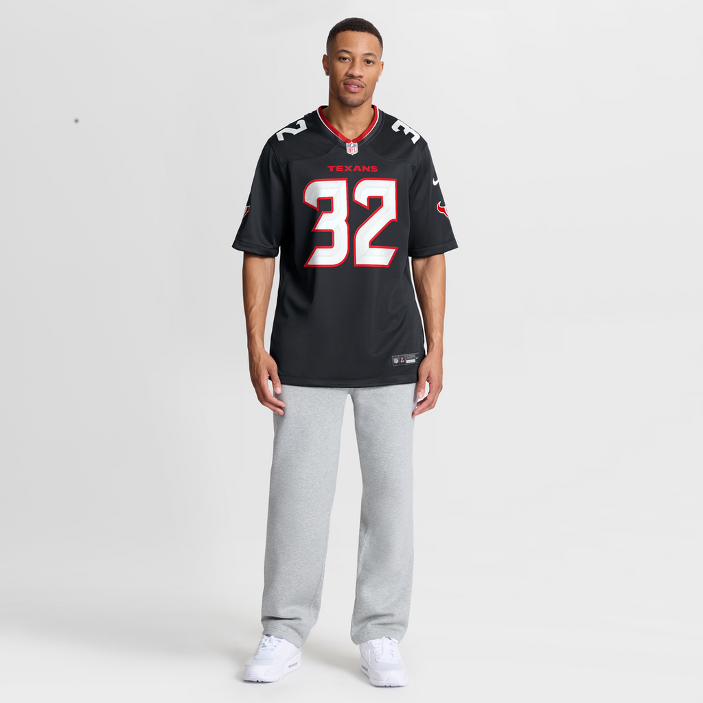 Men's Nike Houston Texans David Montgomery Navy Game NFL Jersey