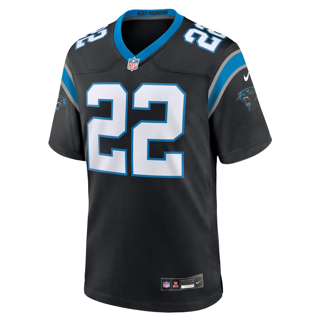 Men's Nike Carolina Panthers Lathan Ransom Black Team Game NFL Jersey