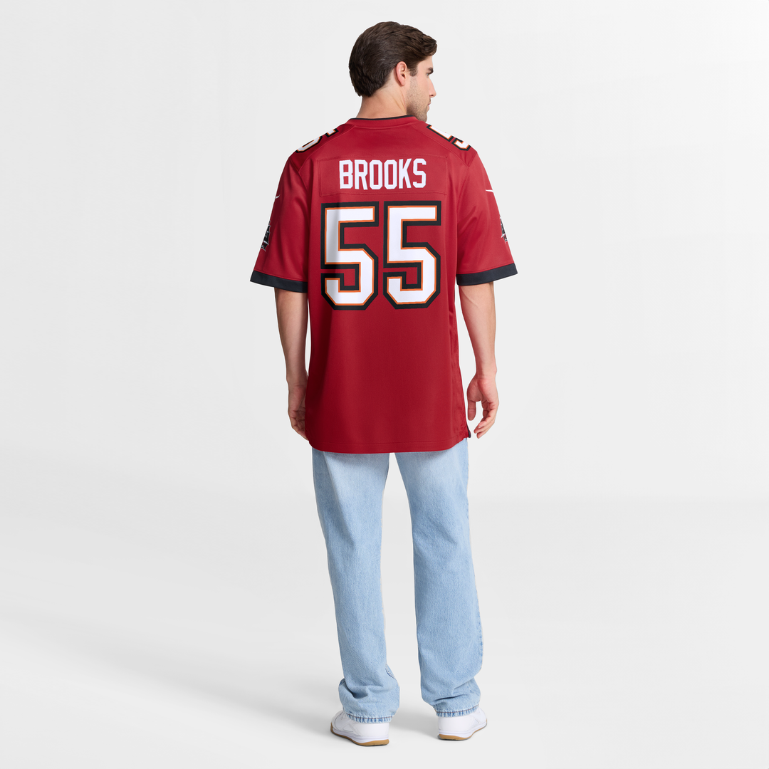 Men's Nike Tampa Bay Buccaneers Derrick Brooks Red Game Retired Player NFL Jersey