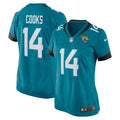 Women's Nike Jacksonville Jaguars Elijah Cooks Teal Team Game NFL Jersey