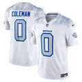 Men's Nike Buffalo Bills Keon Coleman White 2025 Rivalries Collection Stitched Limited NFL Jersey