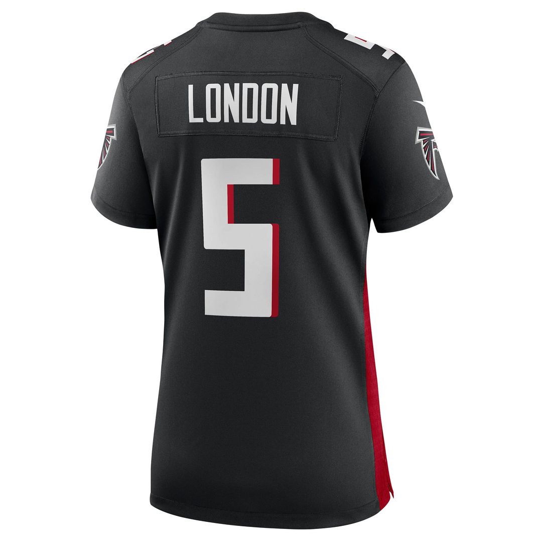 Women's Nike Atlanta Falcons Drake London Black Player Game NFL Jersey